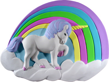 Unicorn Rainbow Plaster Plaque