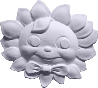 Sunflower Face Plaster Plaque