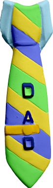 Dads Tie Plaster Plaque