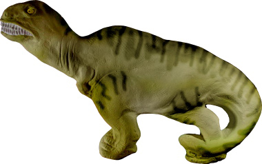 T Rex Running Plaster Plaque