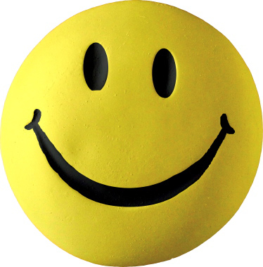 Happy Face Plaster Plaque