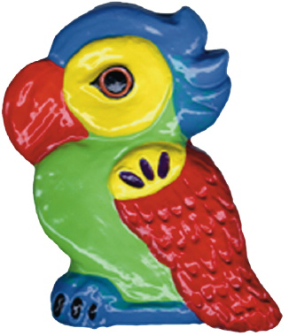 Parrot Plaster Plaque