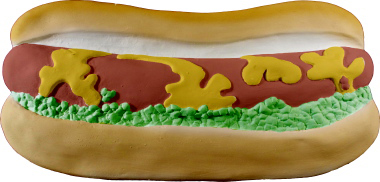 Hot Dog Plaster Plaque