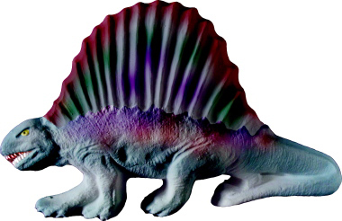 Dinosaur d Plaster Plaque