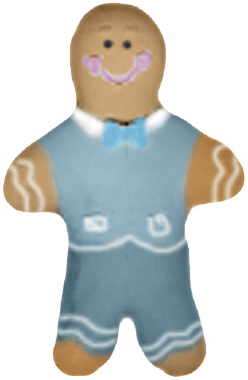 Gingerbread Boy Plaster Plaque