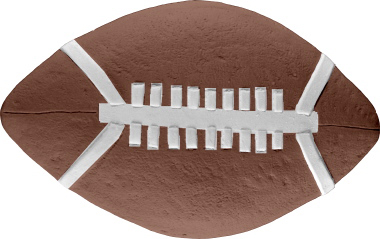 Football Plaster Plaque