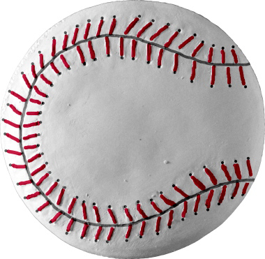 Baseball Plaster Plaque