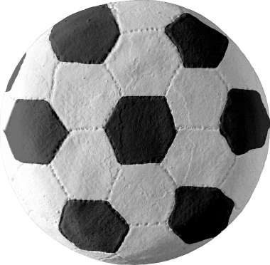 Soccer Ball Plaster Plaque