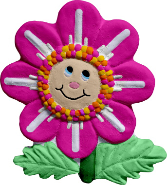 Happy Daisy Plaster Plaque