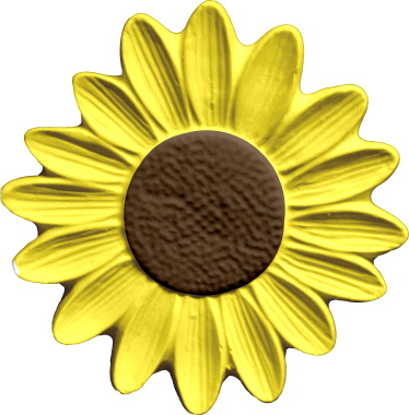 Sunflower Plaster Plaque