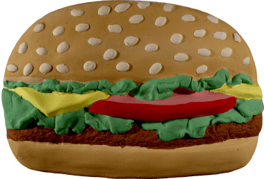 Hamburger Plaster Plaque