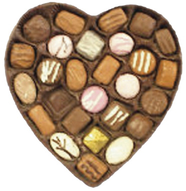 Box of Chocolates Large Plaster Plaque