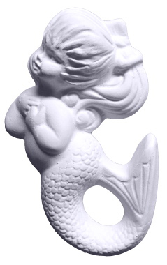 Mermaid right Plaster Plaque