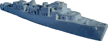Battleship Plaster Statue