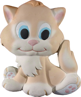Happy Cat right Plaster Plaque