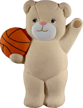 Basketball Bear Plaster Plaque