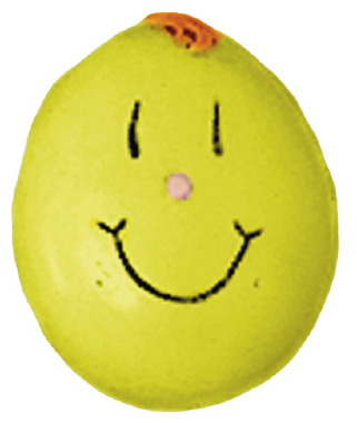 Squiggly Face Plaster Plaque