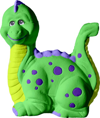 Baby Dino Plaster Plaque