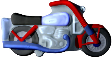 Motorcycle Plaster Plaque