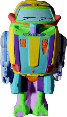 Robot Plaster Plaque
