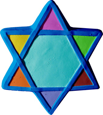 Star of David Plaster Plaque
