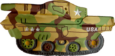 Tank Plaster Plaque
