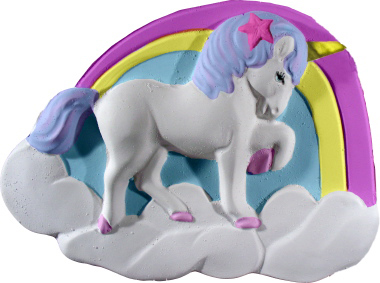 Unicorn Rainbow Plaster Plaque