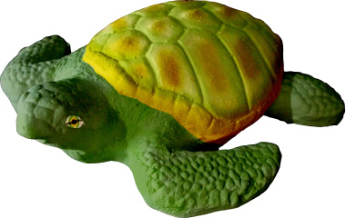 Sea Turtle Plaster Statue