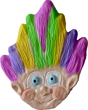 Troll Plaster Plaque