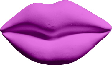 Lips Plaster Plaque