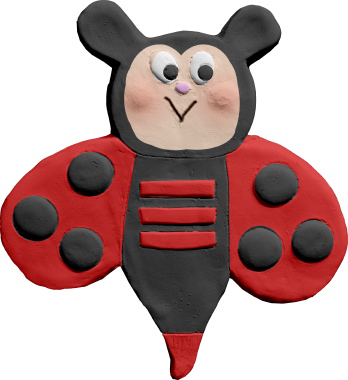 Baby Ladybug Plaster Plaque
