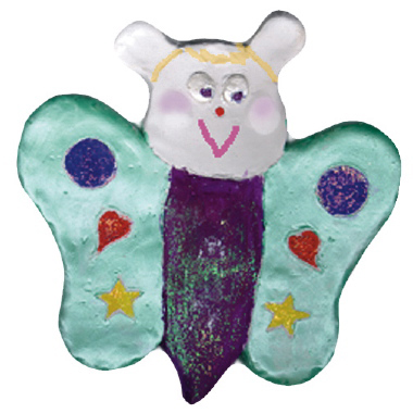 Baby Butterfly Plaster Plaque