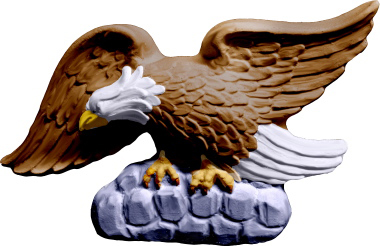 Eagle Plaster Plaque Small
