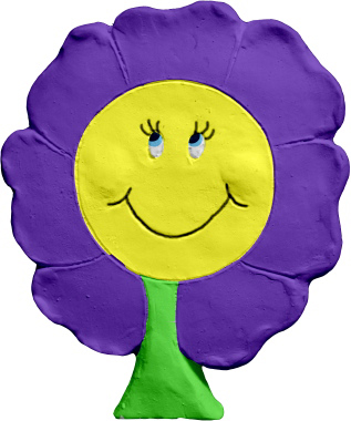 Lucys Flower Plaster Plaque