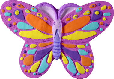 Butterfly Plaster Plaque