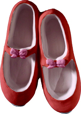 Tap Shoes Plaster Plaque