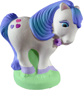 Pony Plaster Statue