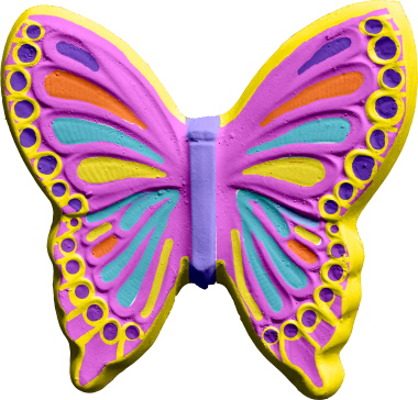 Butterfly Plaster Plaque Small