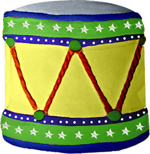 Drum Plaster Plaque