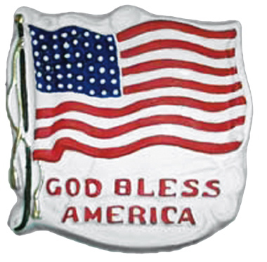 USA Flag Plaster Plaque