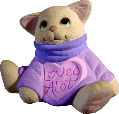 Loved A Lot Cat Statue