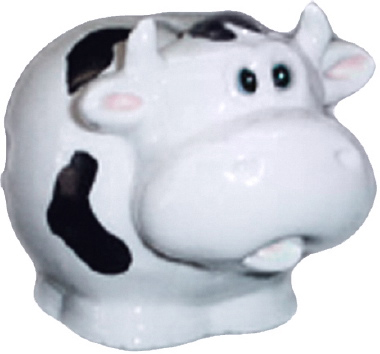 Moo Cow Plaster Statue
