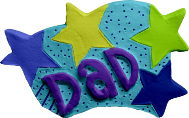 Dad Plaster Plaque