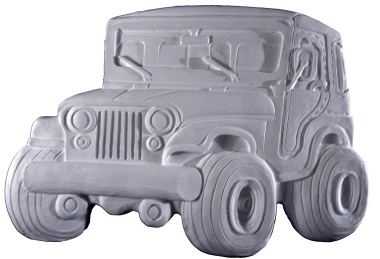 Jeep Plaster Plaque