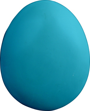 Plain Egg Plaster Plaque