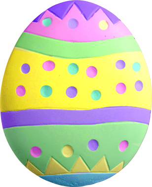 Dot Egg Plaster Plaque