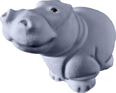 Harold the Hippo Plaster Statue