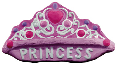 Princess Crown Plaster Plaque