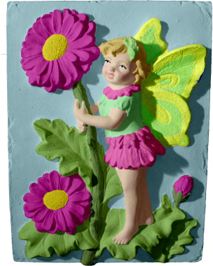 Daisy Fairy Plaster Plaque