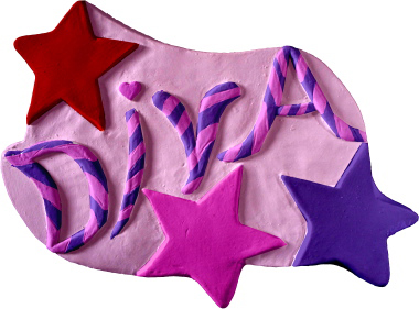 Diva Plaster Plaque
